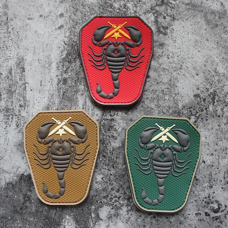 Scorpion Military Army Tactical Morale PVC Rubber Patches