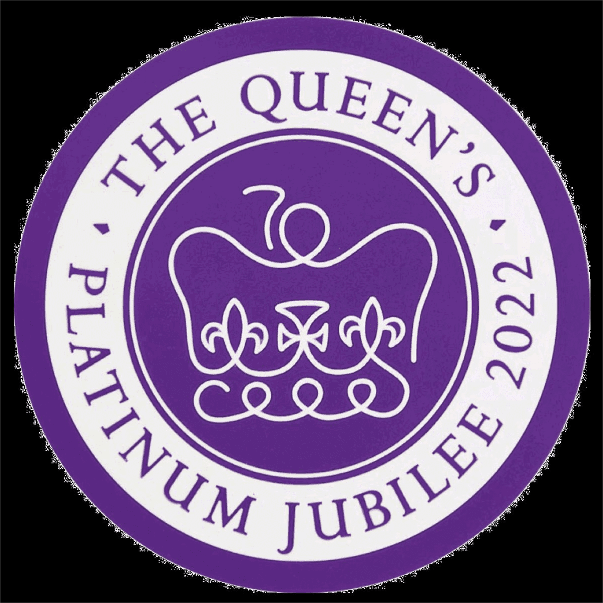 Platinum Jubilee Commemorative PVC Coasters