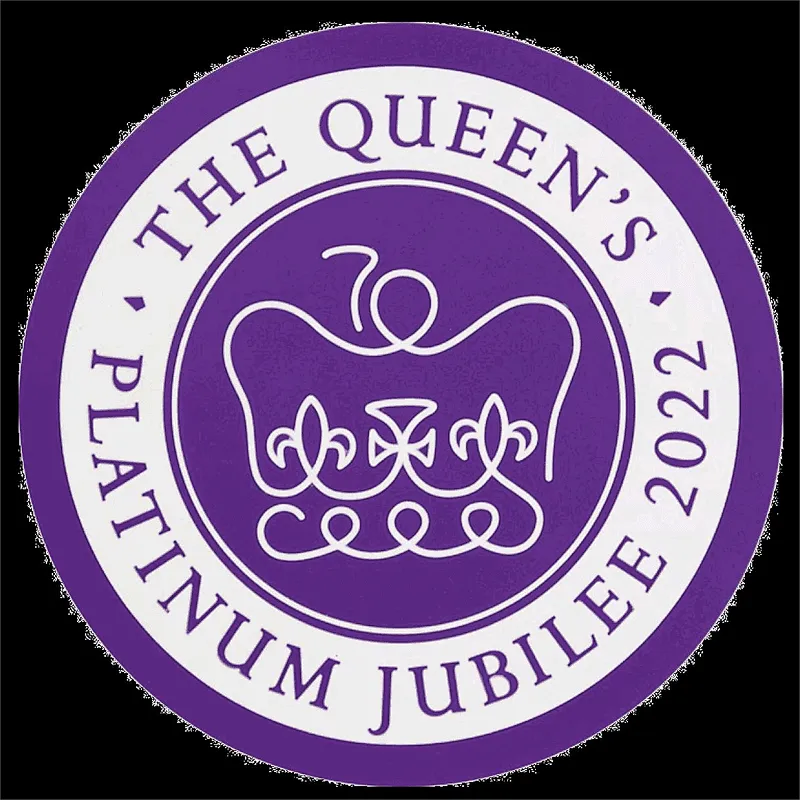Platinum Jubilee Commemorative PVC Coasters