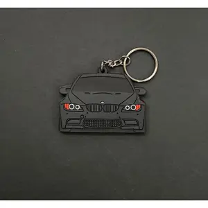 BMW E92 M3 PVC Rubber Keychain