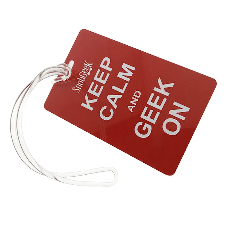 Keep Calm It's a Carry On PVC Luggage Tag