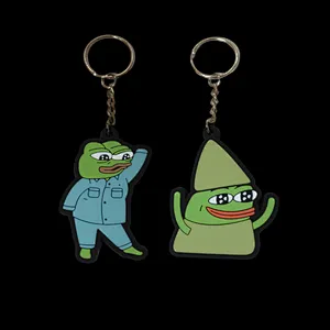 Custom frog Soft PVC Keychain