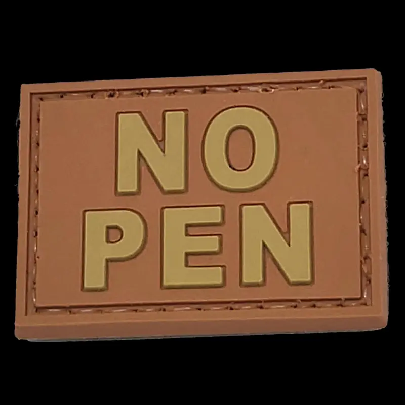 NO PEN (No Penicillin) PVC Morale Patch