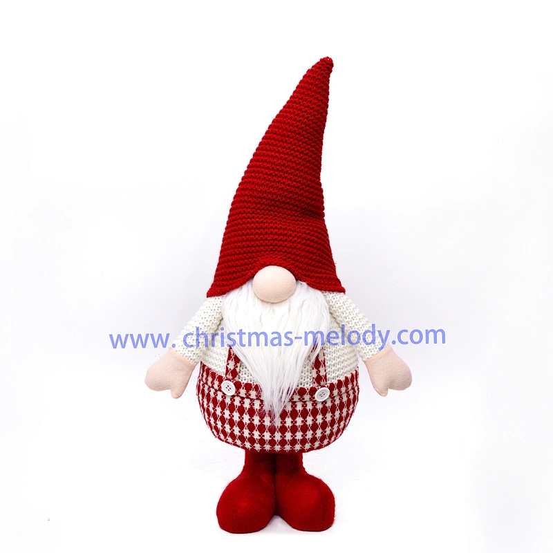 58cm  No face big nose fairy red and white series