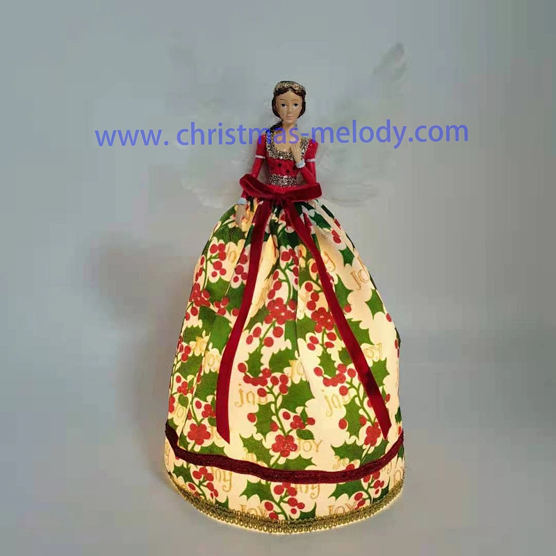 30cm  Christmas  angel  with lights