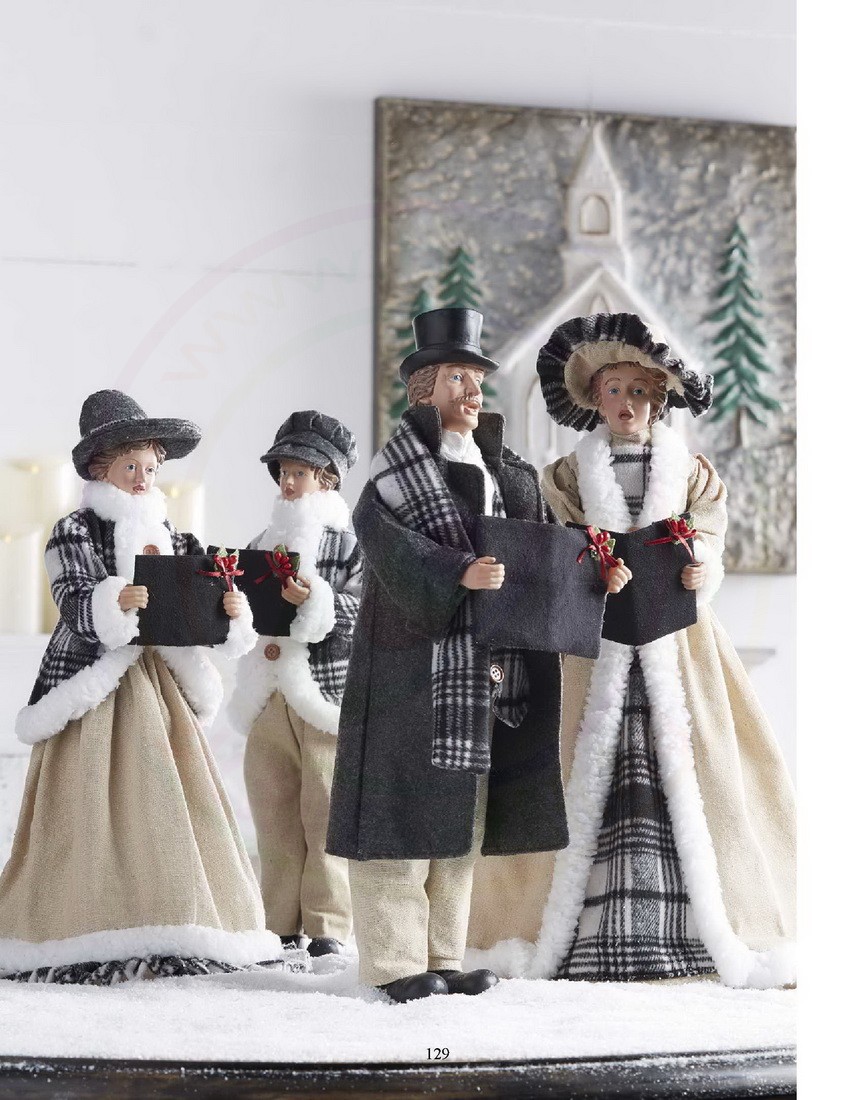 Family Holiday Carolers