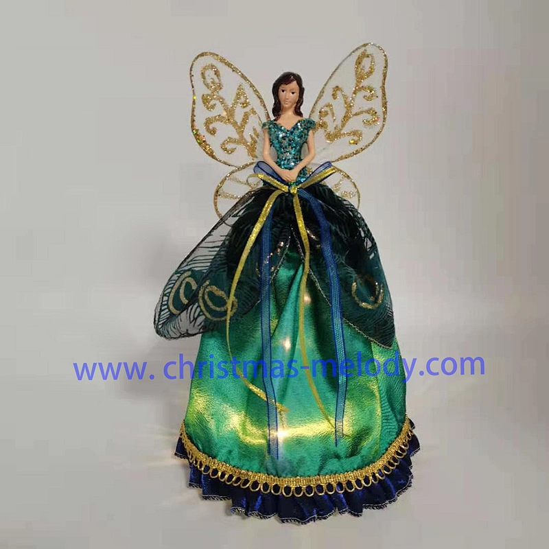 30cm  Christmas  angel  with lights