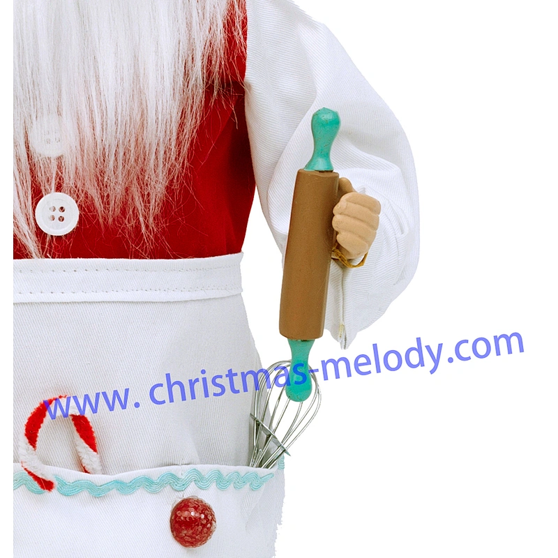 45cm Cooking Santa Claus