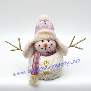 24cm  Snowmen with light and music