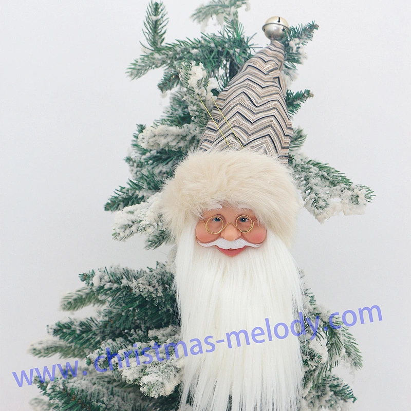 Santa Claus head tree topper