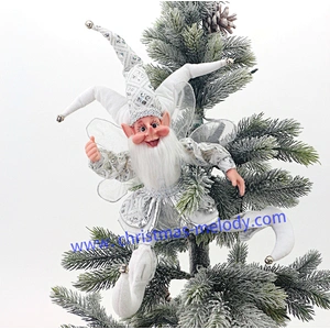 50cm Christmas elves with long nose and wings