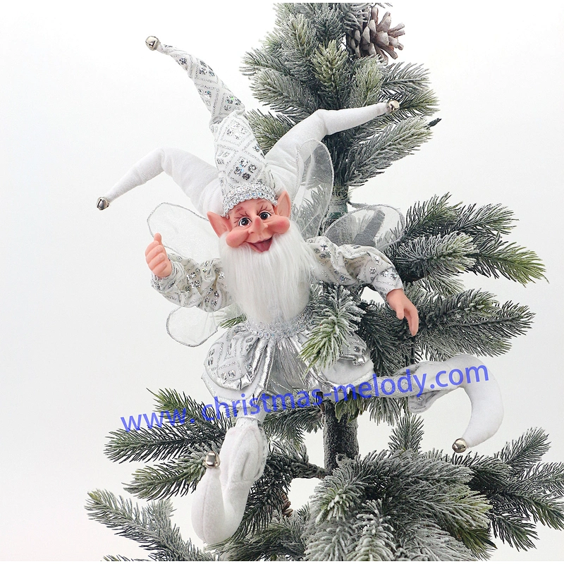 50cm Christmas elves with long nose and wings