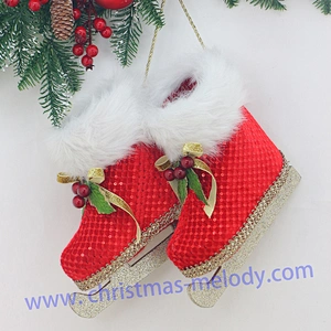 20*20cm Ice skate wreath  ice skate door hanger  ice skate decor