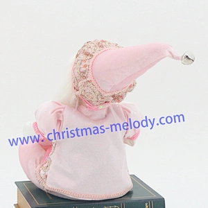 70cm Pink Sitting elves that can pose