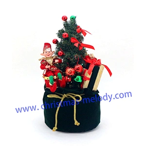 Lighted gift bag with Elf