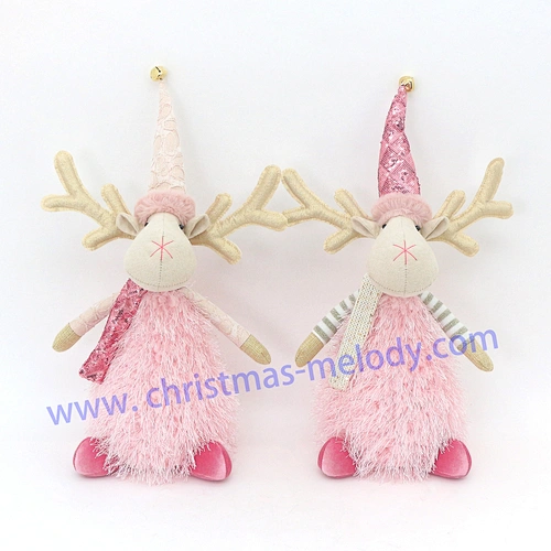 35cm  Sitting deer with lamp