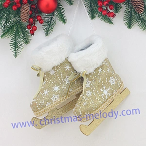 20*20cm Ice skate wreath  ice skate door hanger  ice skate decor
