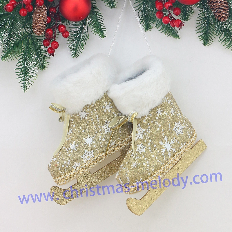 20*20cm Ice skate wreath  ice skate door hanger  ice skate decor
