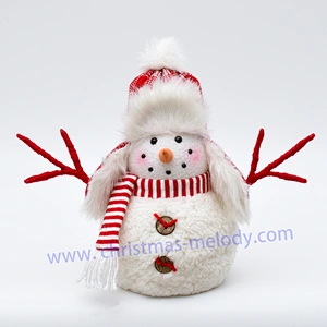 24cm  Snowmen with light and music
