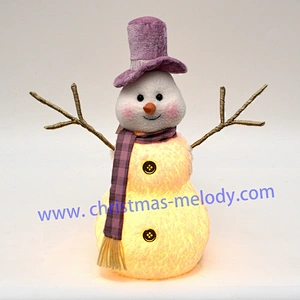 30cm  Snowmen with light and music