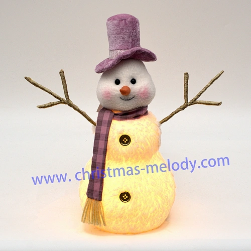 30cm  Snowmen with light and music