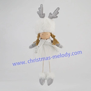 30cm  Christmas girl figure