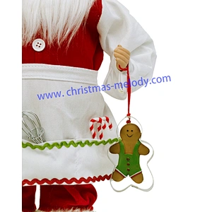 45 cm Christmas chef Santa