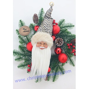 Santa Claus head tree topper