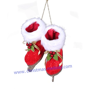 20*20cm Ice skate wreath  ice skate door hanger  ice skate decor