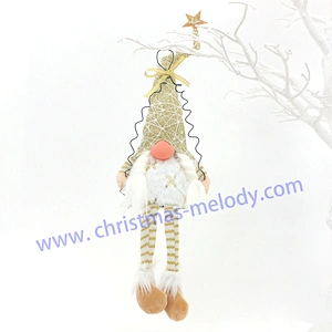 55cm  Golden swing with light big nose Elf