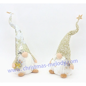 50cm  Golden fairy with feet and lights and big nose
