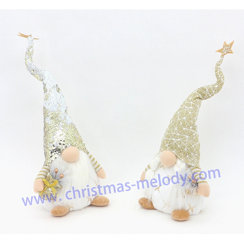 50cm  Golden fairy with feet and lights and big nose