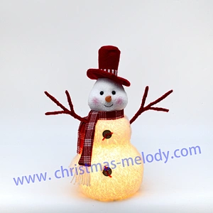 30cm  Snowmen with light and music