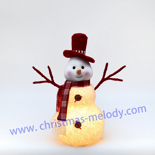 30cm  Snowmen with light and music