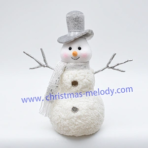 30cm  Snowmen with light and music