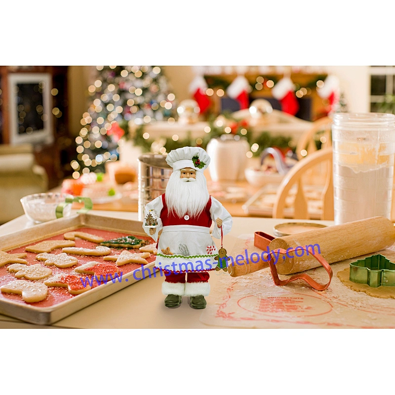 45 cm Christmas chef Santa
