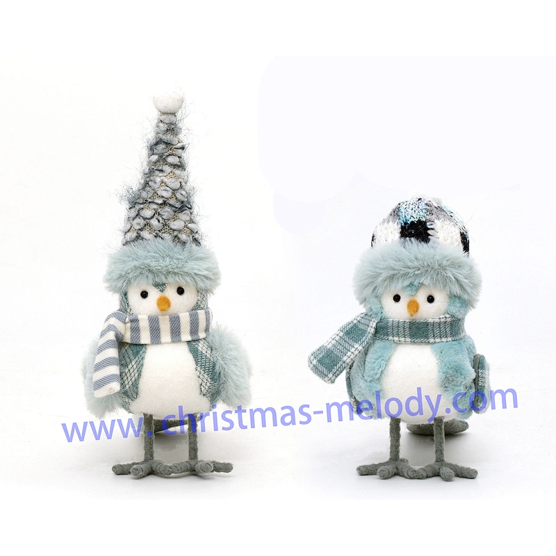 15cm  Blue bird with hat  AB
