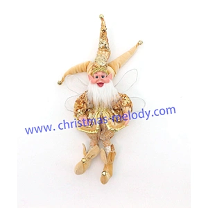 50cm Christmas elves with long nose and wings