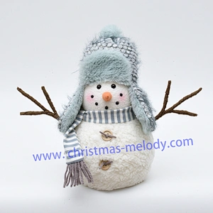 24cm  Snowmen with light and music