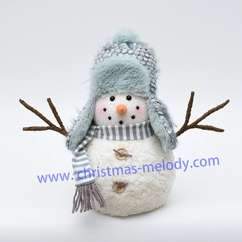 24cm  Snowmen with light and music