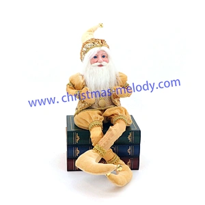 70cm Gold Sitting elves that can pose