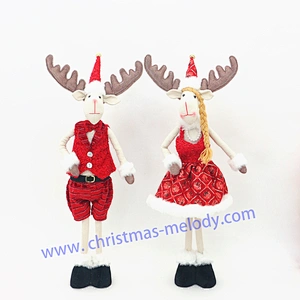 77cm-65cm  Christmas deer ab