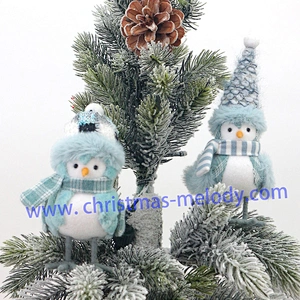 15cm  Blue bird with hat  AB