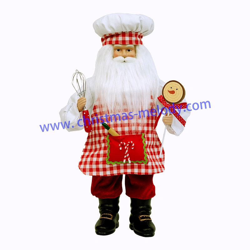 45cm Cooking Santa Claus