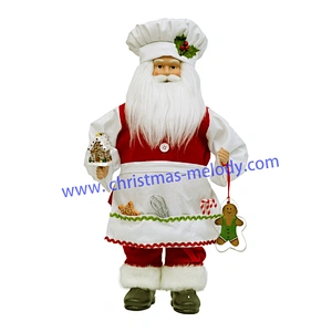 45 cm Christmas chef Santa