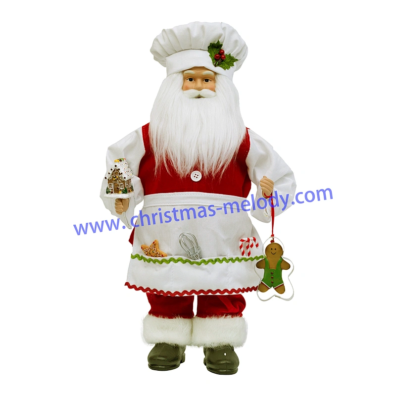 45 cm Christmas chef Santa