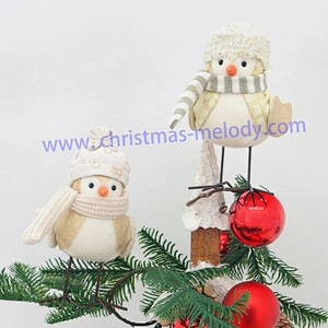 17cm  Golden bird with hat AB