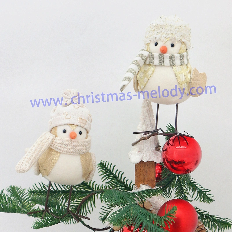 17cm  Golden bird with hat AB