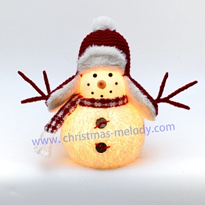 24cm  Snowmen with light