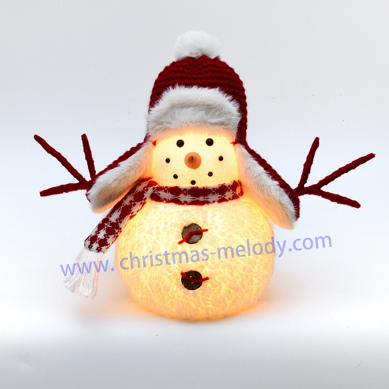 24cm  Snowmen with light